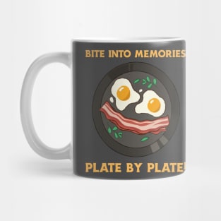 Food bloggers eat memories Mug